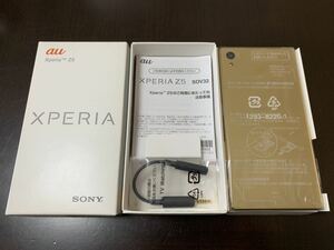 Xperia Z5 SOV32 5.2インチ メモリー3GB ストレージ32GB ゴールド au