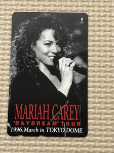 【未使用】テレホンカード　マライヤキャリー　MARIAH CAREY 1996 デイドリームツアー　東京ドーム