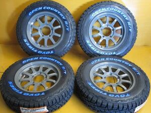 新品 ホイールタイヤ 4本 185/85R16 2022年製 RAYS A-LAP J 2122リミテッドエディション ラジアル タイヤ トーヨー オープンカントリーRT