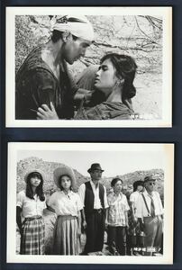 スチール写真■1984年【地平線】[ B ランク ] Ver.a/2枚セット/新藤兼人 藤谷美和子 永島敏行 秋吉久美子 乙羽信子 時任三郎 田中美佐子