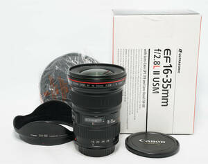 即決 美品 動作保証 キヤノン EF16-35mm F2.8L II USM 箱、ケース付き