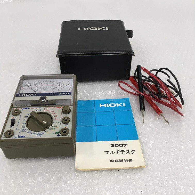 0549 Hioki ヒオキ テスター MODEL 2022年春夏再入荷 家電・スマホ