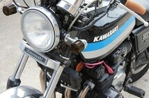 【253】 01222301◆ ウインカー 4個 デカヨーロピアン スモーク デカヨーロピ 汎用 ゼファー ZRX400 ZRX1200 GPZ400F 250TRW1(2)_画像4