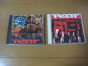 RATT DETONATOR国内盤　RATT＆ROLL8191国内盤 ２枚セット 中古品です！　　 