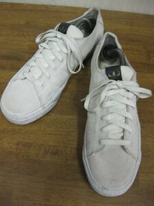 adidas GLENHAVEN 白スウェード ２９ USED