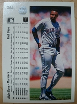 ★来日外国人 デービス 近鉄 バファローズ ALVIN DAVIS UPPER DECK 1990 #364 MLB シアトル マリナーズ SEATTLE MARINERS UD アルビン_画像2