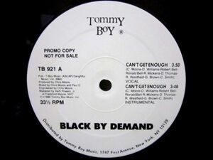 US PROMO/BLACK BY DEMAND - CAN'T GET ENOUGH/KOOL & THE GANG - FUNKY STUFFネタ/MIXED BY PAUL C./ALL RAPPERS GIVE UP/'88ミドル