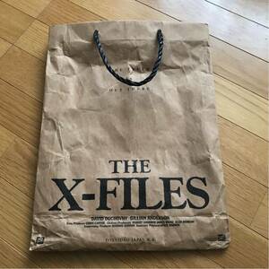 the X file THE X-FILES paper bag David douka sea urchin -gi Lien under son fox video Japan breaking . equipped 