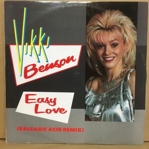 ジャケ付 12' VIKKI BENSON / EASY LOVE ※ BALEARIC ACID REMIX