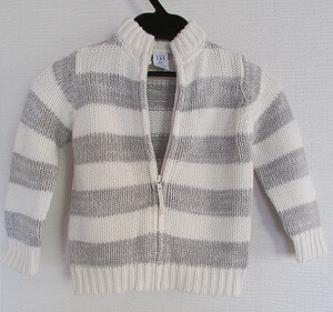 [ Gap /GAP] stripe * cardigan 3XL size woman man combined use [ child clothes * baby clothes ] as good as new 301