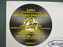 VA ： Garbage 12'' // HipHop 人気曲 コンピ / Tears - Da King & I / Letterman Pete Rock Remix - K-Solo / 5点で送料無料_画像1