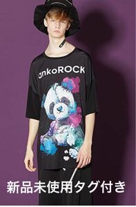 【アンコロック】ankoROCK ロゴパンダTシャツ-メガビッグ