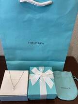 新品 正規品 ティファニー tiffany&co ネックレス ラヴィングハート スモール シルバー ケース巾着紙袋リボン 箱　プレゼント　ハート_画像3