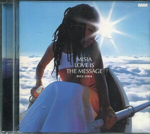 即買　CD盤　MISIA：ミーシャ　LOVE IS THE MESSAGE