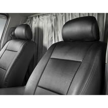 即納 ダイハツ アトレーワゴン S321G S331G ヘッドレスト 分割型 フロント レザー シートカバー 運転席 助手席 セット */ 151-136_画像2