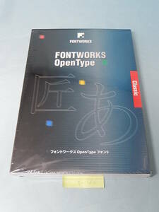 X140#中古フォントワークス OpenTypeフォント マティスPro-M for Macintosh版 fontworks