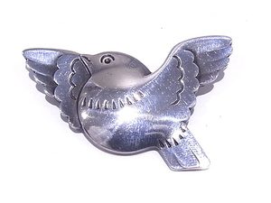 GEORG JENSEN George Jensen брошь серебряный 925 SV голубь узор - to птица bird [ б/у ][ степень A-][ прекрасный товар ]