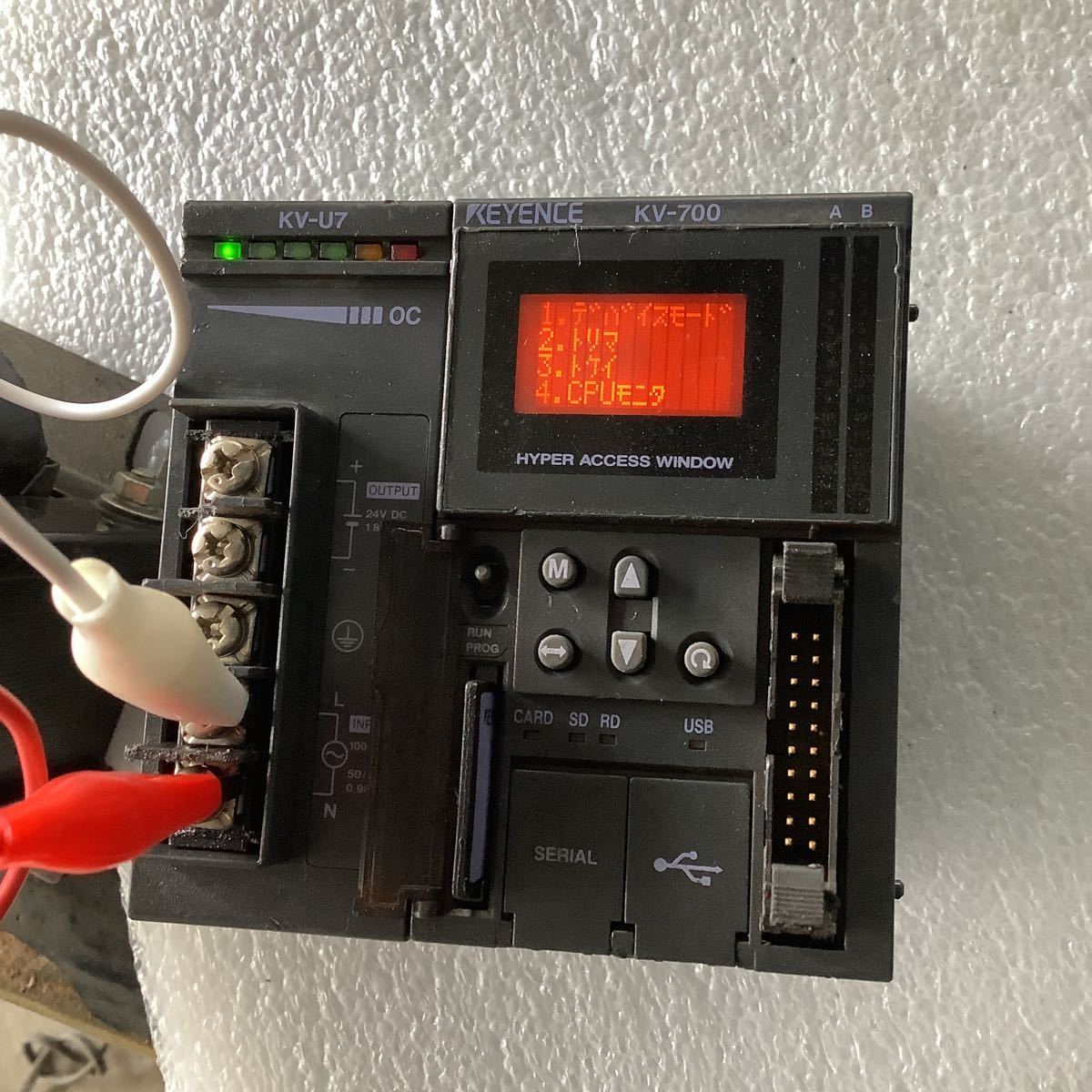 ☆【R0309-3】KEYENCE キーエンス KV-40DT KV16DR KV-E16X ×2 KV-24AT