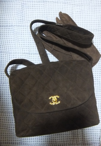 国産】 CHANEL 5番台 ショルダーバッグ□03mm1016094☆ スウェード