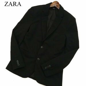 ZARA ザラ マン 通年★ テーラード ジャケット Sz.S　メンズ 黒　C3T00666_1#O