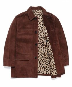 WACKOMARIA LEATHER COAT ワコマリア レザー スウェード カーコート ダウン ジャケット ニット カーディガン スタジャン シャツ ナンガ L