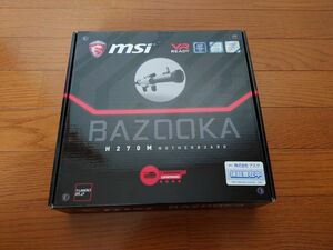 MSI MicroATX マザーボード BAZOOKA H270