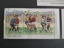 K-39 外国切手 スウェーデン 未使用 スポーツ SVERIGE 1986年 1988年 切手シート コレクション 収集 趣味_画像3