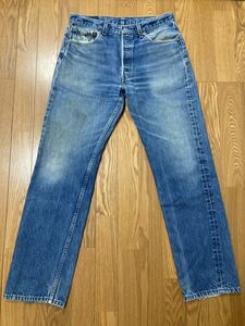 Levi's リーバイス 501 2000s 美色落ち ヒゲ 表記W34L34 実寸W32L31 USA製 米国製 バレンシア 501-0000 ビンテージ