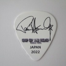 ★キッス KISS ポール・スタンレー Paul Stanley End Of The Road World Tour 2022年 日本公演 JAPAN Flag ギターピック_画像2