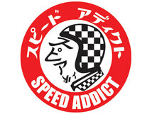 SPEED ADDICT TRADE MARK ヘンリーネック T-shirt WHITE L/白healthknitヘルスニットtwon moonトゥームーンavirexアビレックスアメカジ古着_画像3