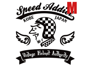 Vintage Helmet Authority T-shirt WHITE M/ビンテージヘルメットsimpsonmシンプソン30m32m50m52m61m62m80shoeiショウエイs12d3araiアライ