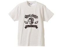 Vintage Helmet Authority T-shirt WHITE L/白ヴィンテージヘルメットベビーブコocean beetleオーシャンビートルtt&comomo designshm60s70s_画像3