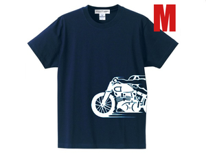 スピードアディクト サイドプリント T-shirt NAVY M/ネイビースクランブラーロケット3スピードトリプルスラクストントライアンフボンネビル