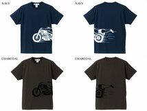 スピードアディクト サイドプリント T-shirt CHARCOAL XL/ビンテージvintage英車英国車bsanortonducatimoto guzzimv agustabmwアメカジ古着_画像3