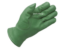 CHURCHILL GLOVE 裏地付 GREEN L/チャーチルグローブタン緑グリーンシンサレート100g裏地付バイク用手袋レザーグローブ鹿革本革thinsulate_画像3