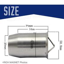 インナー サイレンサー 50.8mm 触媒型 汎用 消音 強化 ステンレス バッフル マフラー バイク Z1 MT-09 MT-07 GPZ900 Z1000 YZF-R1_画像4