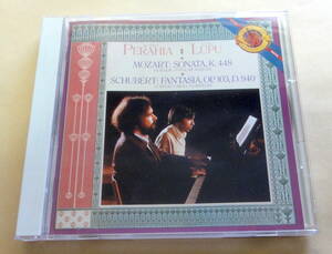 Murray Perahia Radu Lupu / Sonata K. 448 / Fantasia, Op. 103, D. 940 CD ペライア ルプー　ピアノ モーツァルト シューベルト　