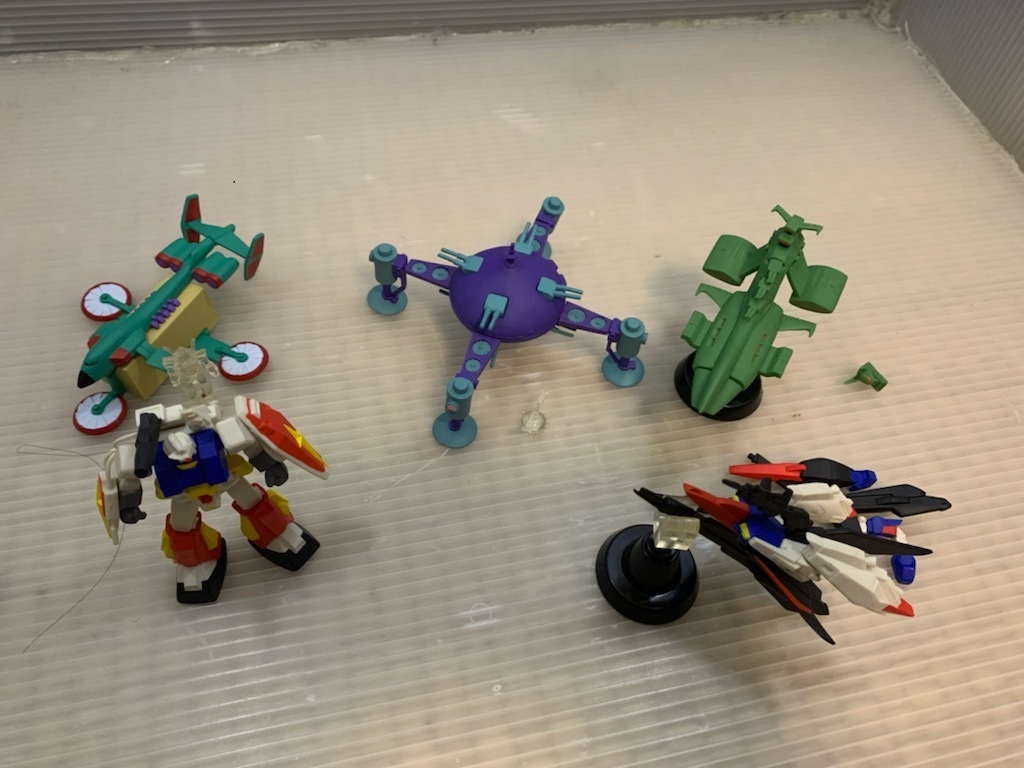 アイテム勢ぞろい ガンダム メカセレクション 1~8 コンプリートセット
