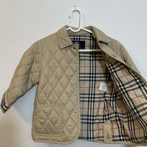 [ beautiful goods ]BURBERRY LONDON cotton inside quilting jacket Burberry London noba check check pattern beige 
