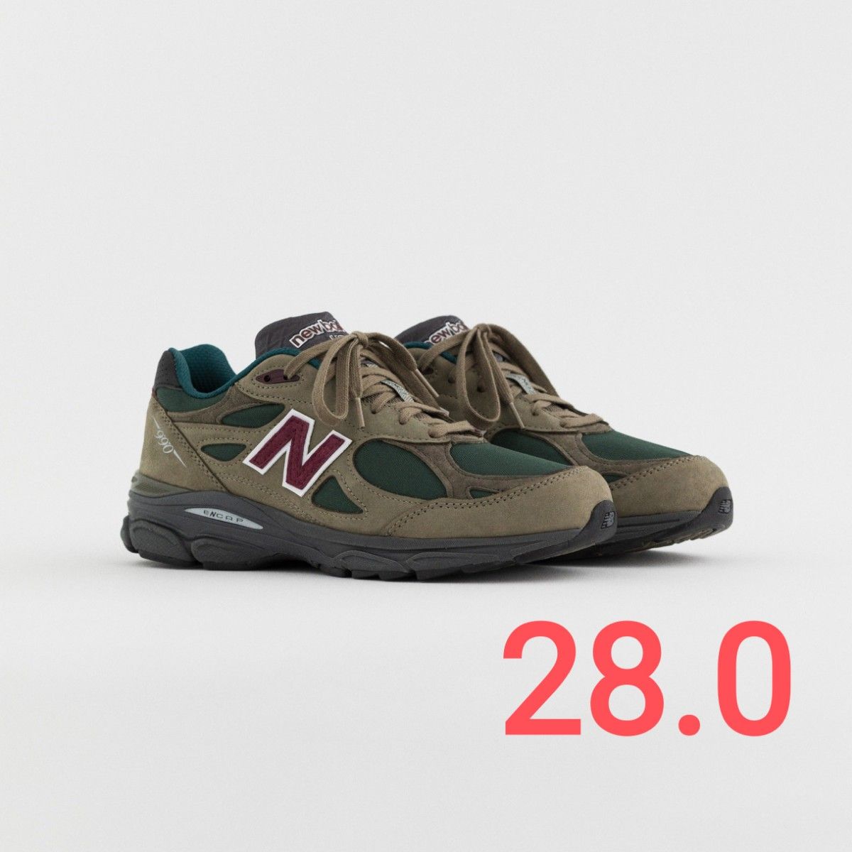 2022年最新海外2022年最新海外レア品☆ KITH × New Balance 990V3