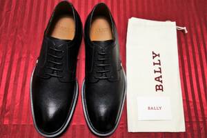 定価１１．５万円 未使用品 バリー（BALLY）ビジネスシューズ US８1/2D UK７1/2E(日本サイズ26.5cm程度) 黒