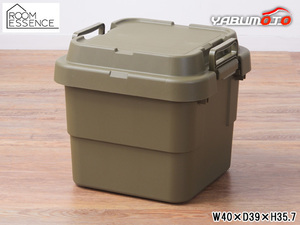 higashi . trunk cargo S cover 30L khaki W40×D39×H35.7 TC-30SKH outdoor camp storage box Manufacturers direct delivery free shipping 
