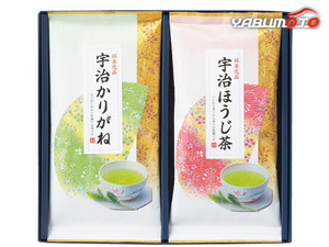 Сделано из ароматического садового чая Uji-Mi Tea Ceremony Uji Hojicha 50G × 1 Ujikane Tea 80G × 1 NEU-202 Внутреннее празднование Празднование возвращение подарок подарок подарки 8 %