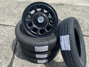 SST デイトナ SI 12インチ4.0J+40 4H100 ヨコハマ/Y356 145/80R12 80/78N ハイゼット/キャリィ/エブリィ/N-VAN/軽バン/軽トラ 