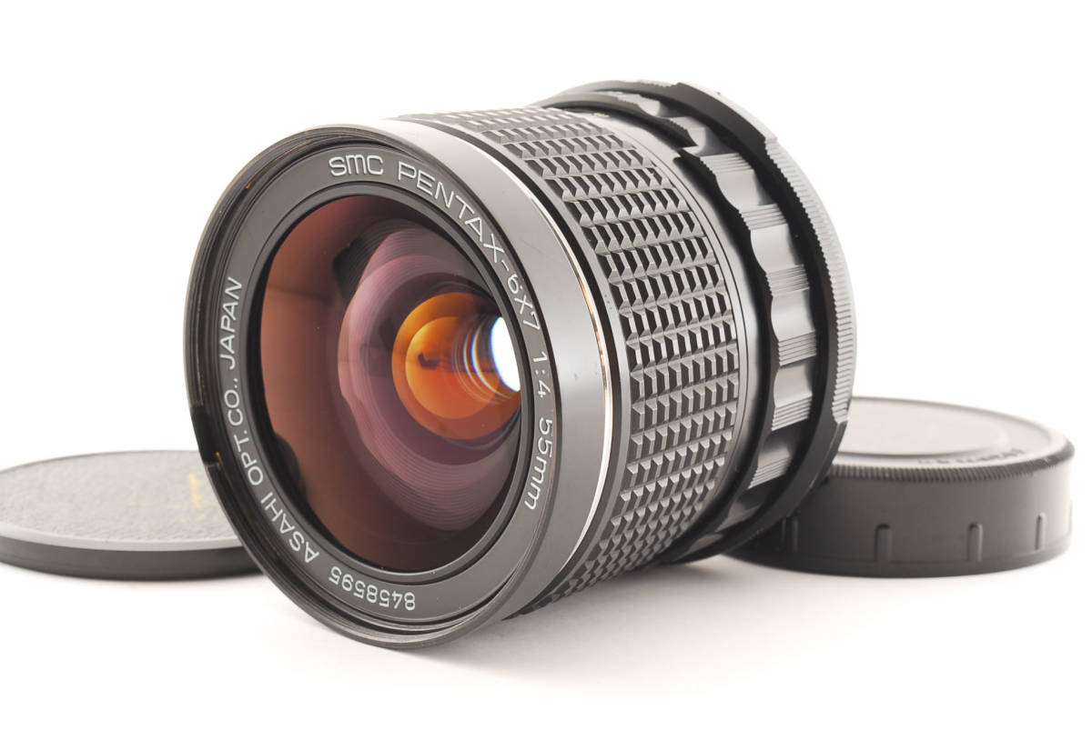 ☆超極上美品☆PENTAX SMC 67 6x7 55mm F4☆5079 エンブレムロゴ