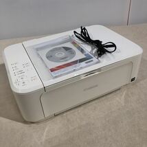 CANON キャノン PIXUS MG3530 複合機 インクジェットプリンター ホワイト 白 電源コード 付属品付き 通電OK 現状品_画像10