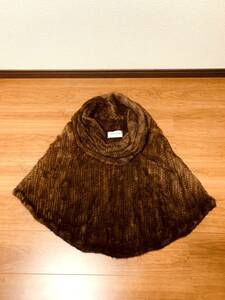 ADORE Adore mink fur cape Brown size 38 postage included 