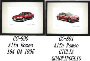 GC-890 Alpha Romeo *GC-891 Alpha Romeo limitation version .300 part autograph autograph have frame settled * author flat right .. hope number . please choose.