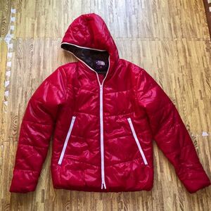 ● 中古 SIX STAR WEAR ジャンパー/size XL 赤 レッド/フルジップ パーカー 上着 アウター 冬物 古着 メンズ 男性用 シックススター ウェア