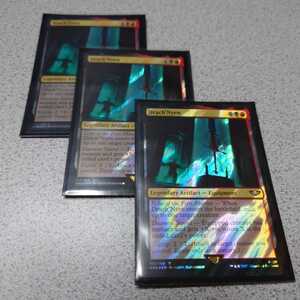 Mtg 40K Draknien English Surge Foil Foil 3 штуки Set Warhammer 40000